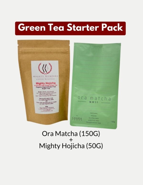 Green Tea Starter Pack, Matcha and Hojicha