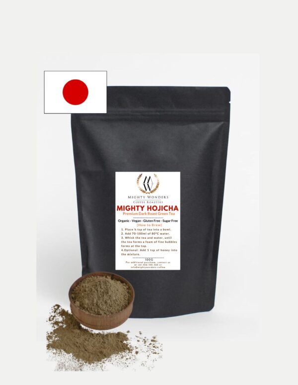 Mighty Hojicha, Premium Dark Roasted Green Tea